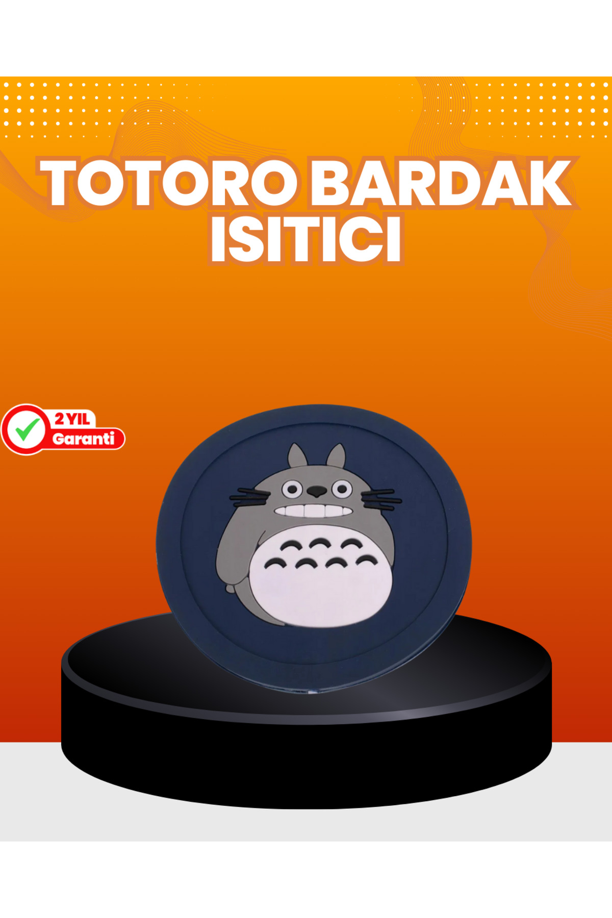 UCUZTEKNO 8753tknd Totoro Figürlü USB Bardak Isıtıcı Sıcak Tutucu Mat 60 Derece Maksimum 893hmng