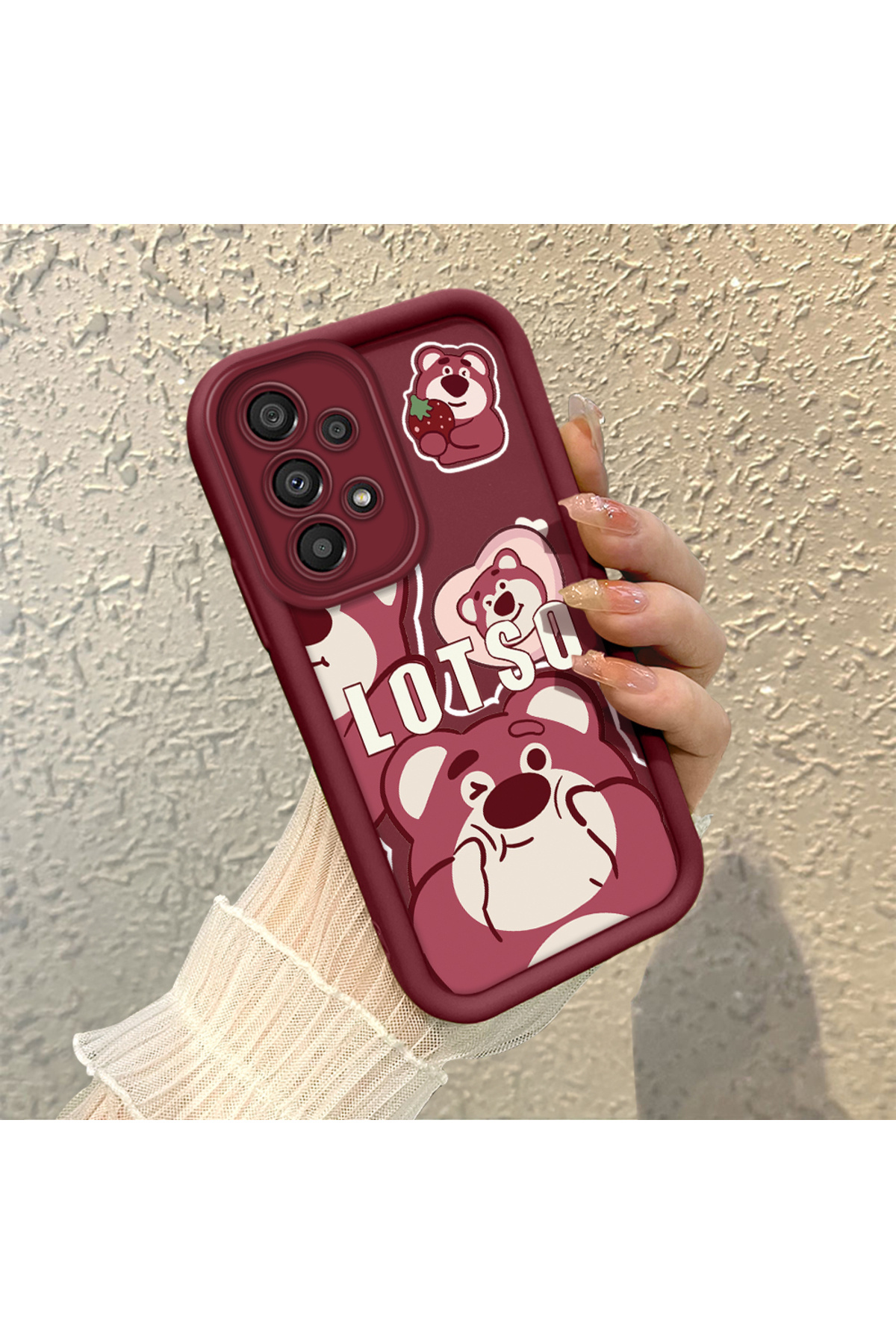 Samsung Galaxy A33 5G Compatible Cute bear Anti-fall Soft Silicone Phone Case