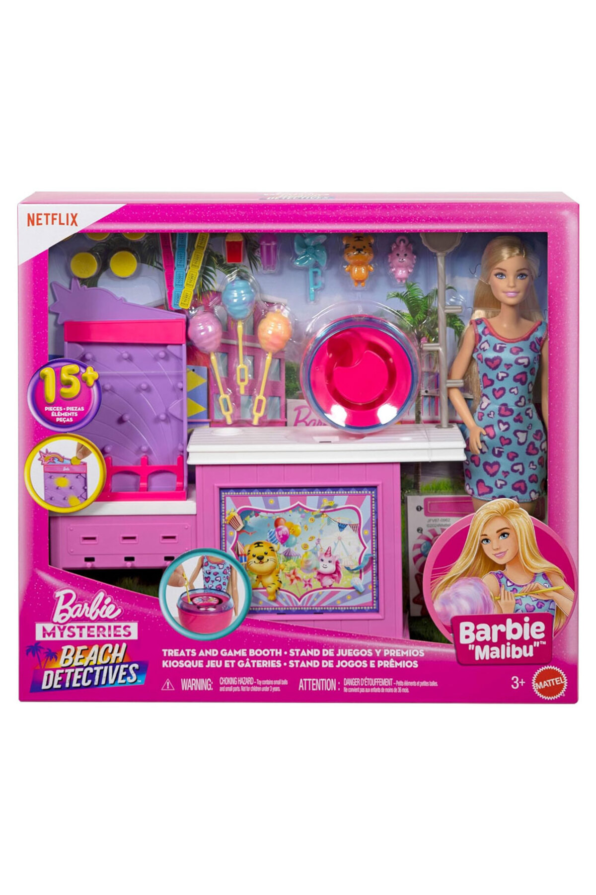 Barbie Mysteries Beach Detectives Bebek Oyun Seti ve Aksesuarları