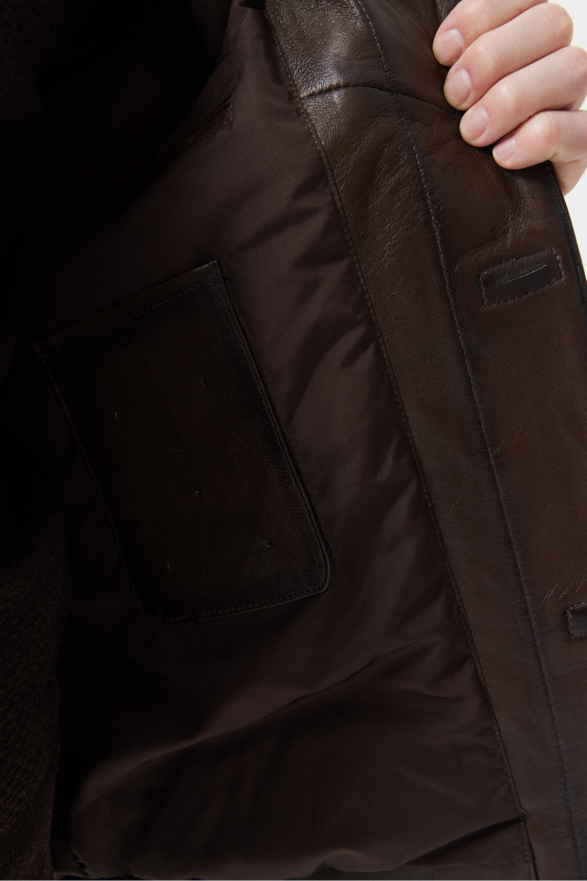 PAULMARK  Erkek Deri Mont - Görsel 7