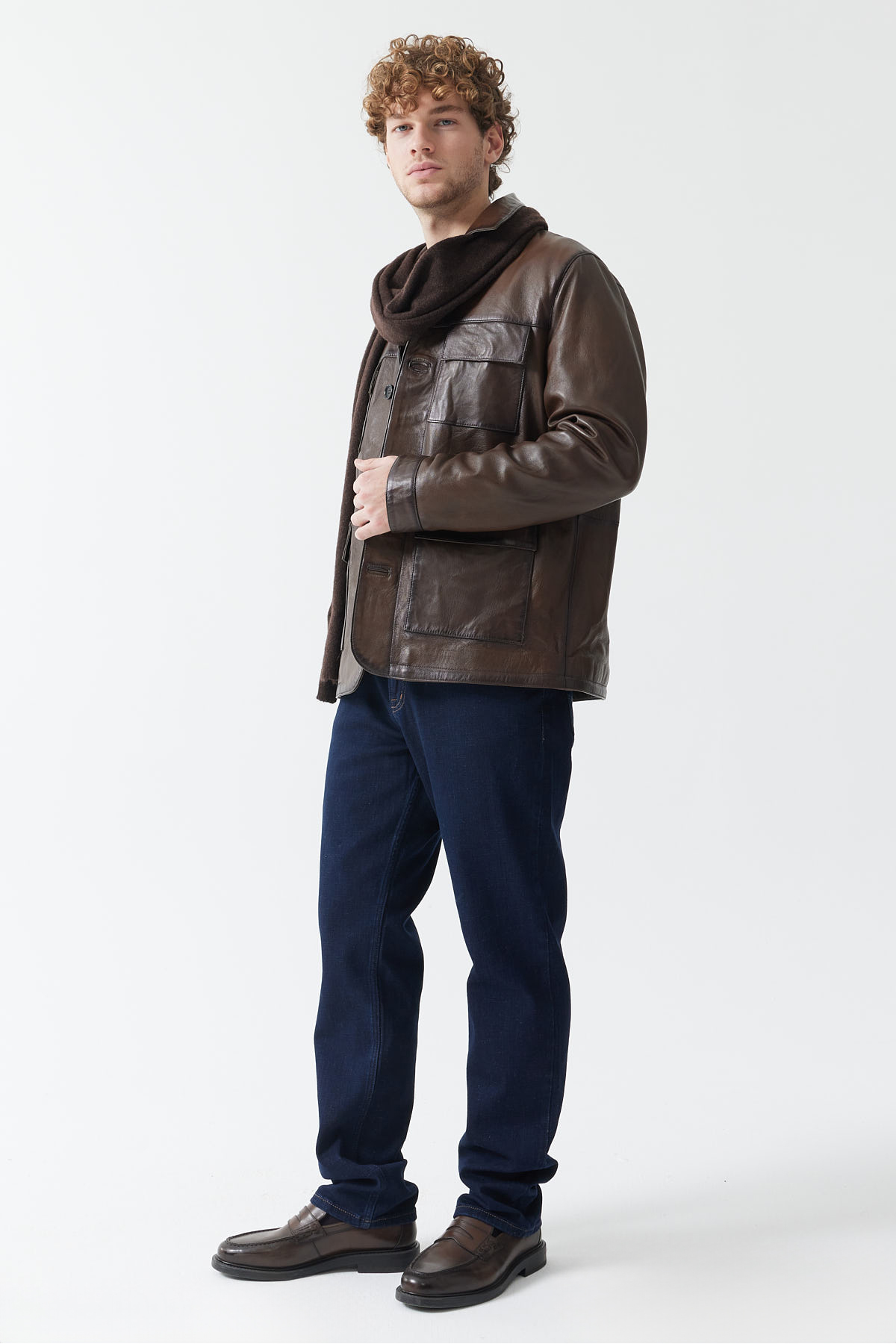 PAULMARK  Erkek Deri Mont - Görsel 3