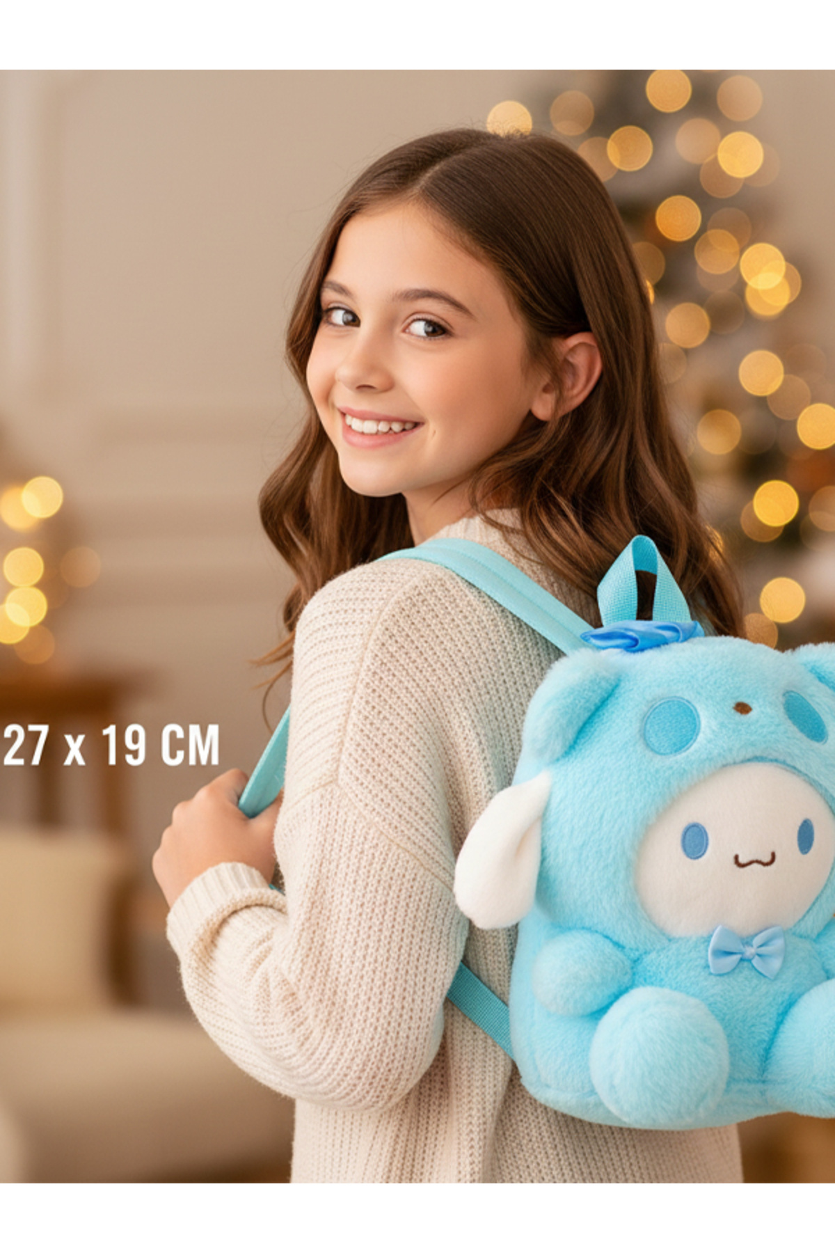 moryconcept Peluş Kuromi – My Melody – Cinnamoroll Sırt Çantası