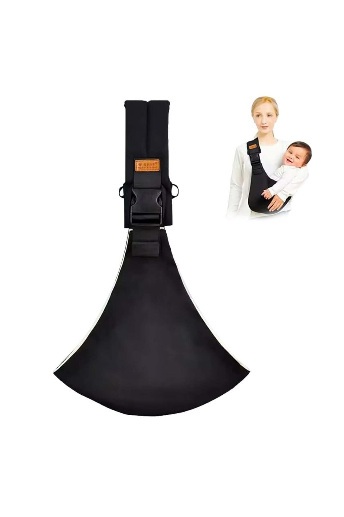 heugers Baby Sling Carrier – Ayarlanabilir Bebek Taşıyıcı Askısı, Portatif ve Hafif, 4-14 KG Taşıma Kapasit fotoğrafı 3 (önizleme)