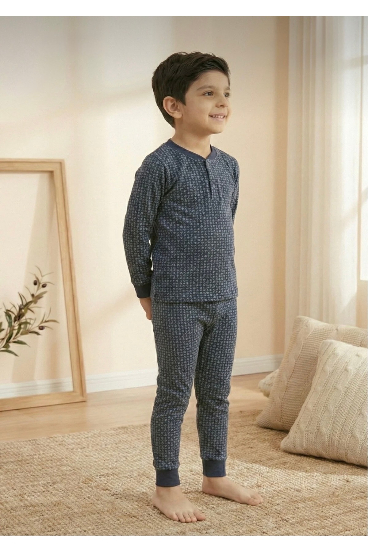 YONCA OUTLET Erkek Çocuk Pamuklu Pi̇jama Takimi fotoğrafı 4 (önizleme)