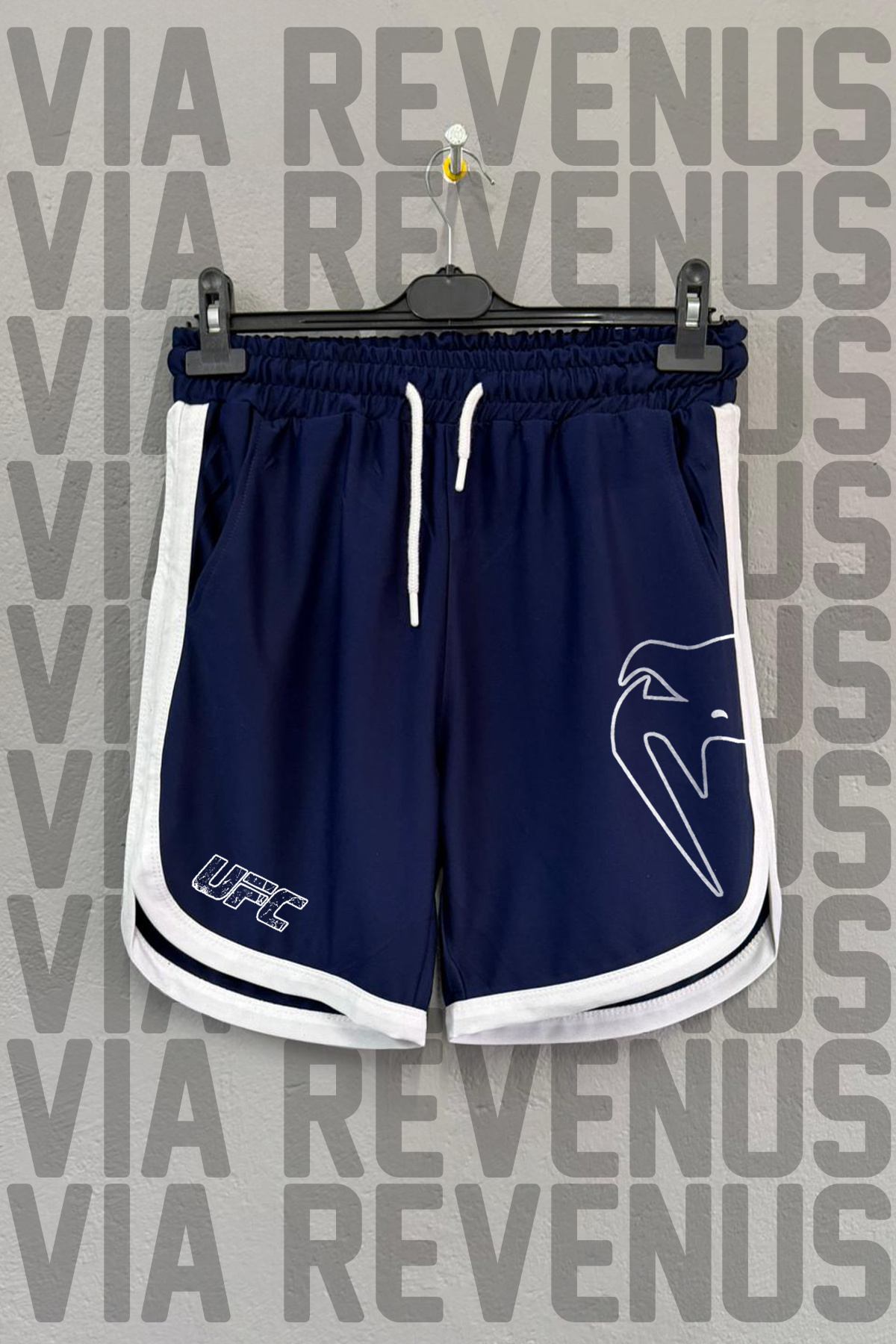 Vordevia Ufc Baskılı Biye Detaylı Özel Jarse Antrenman Şortu