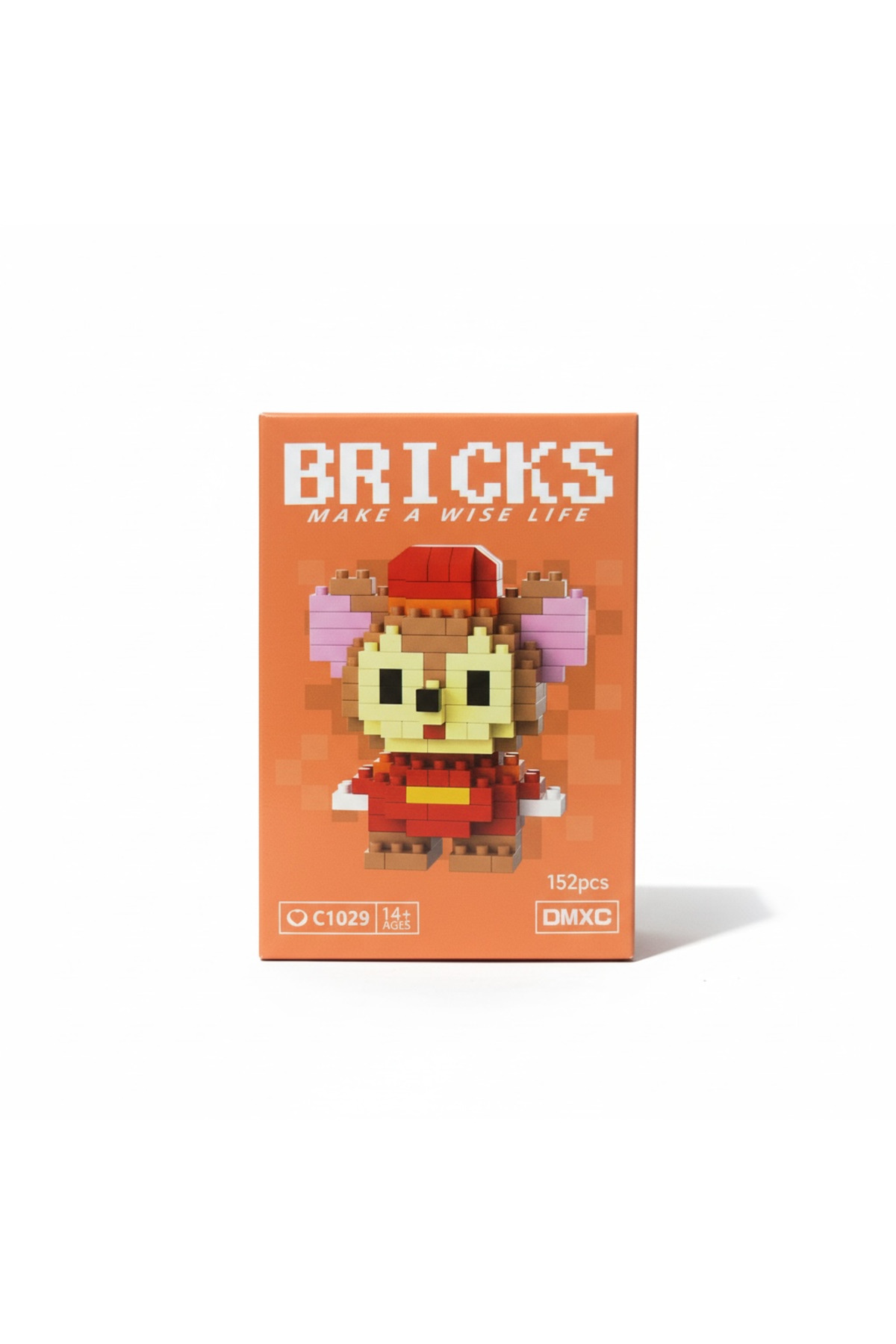 فیگور شخصیت جری از آجر، پازل مینیاتوری سه‌بعدی، اسباب‌بازی ساختنی