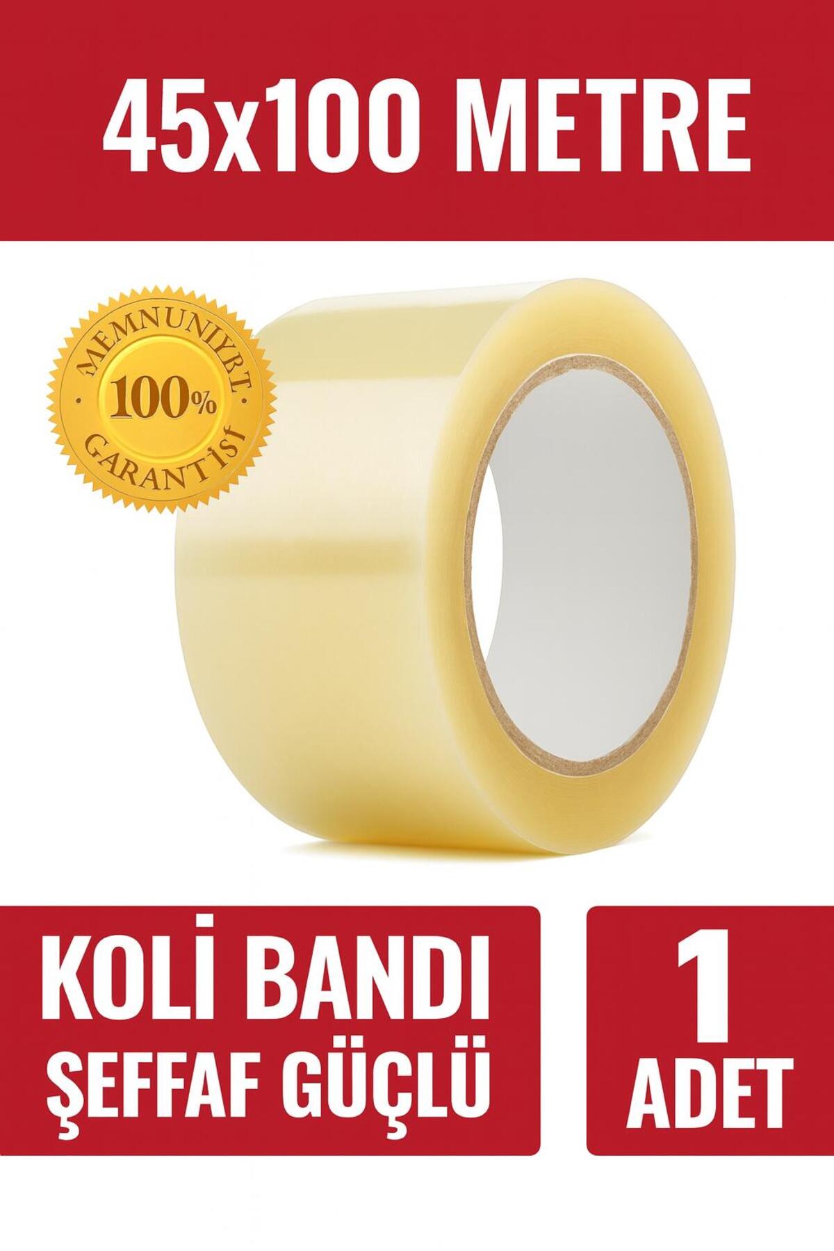 TRANSPARENT DUCT TAPE 100 METERS 45MM STRONG ADHESIVE NON-BREAKING TAPE TAPES