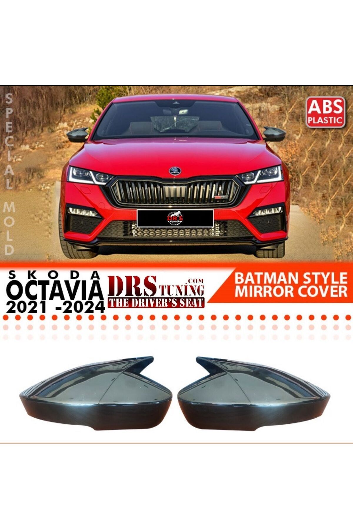 Drs Tuning Skoda Octavia 2021-2024 Yarasa Ayna Kapağı