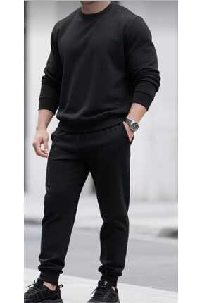 QAST GİYİM SANATI Sıfır Yaka Erkek Oversize Eşofman Takım