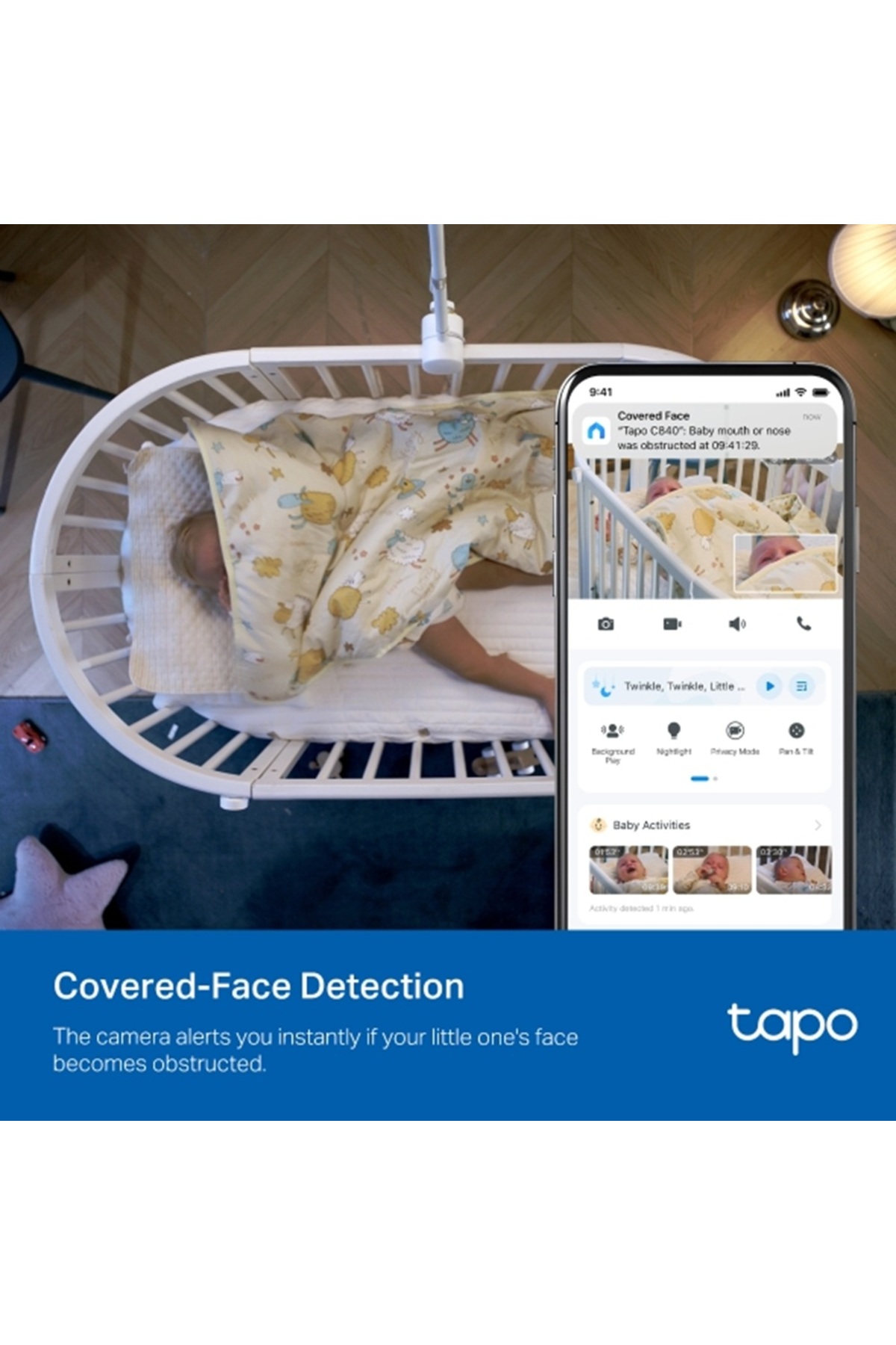 Tp-Link Tapo C840 2k 4mp + 1080P Çift Görüş Çift Lensli Ip Bebek Kamerası fotoğrafı 7 (önizleme)