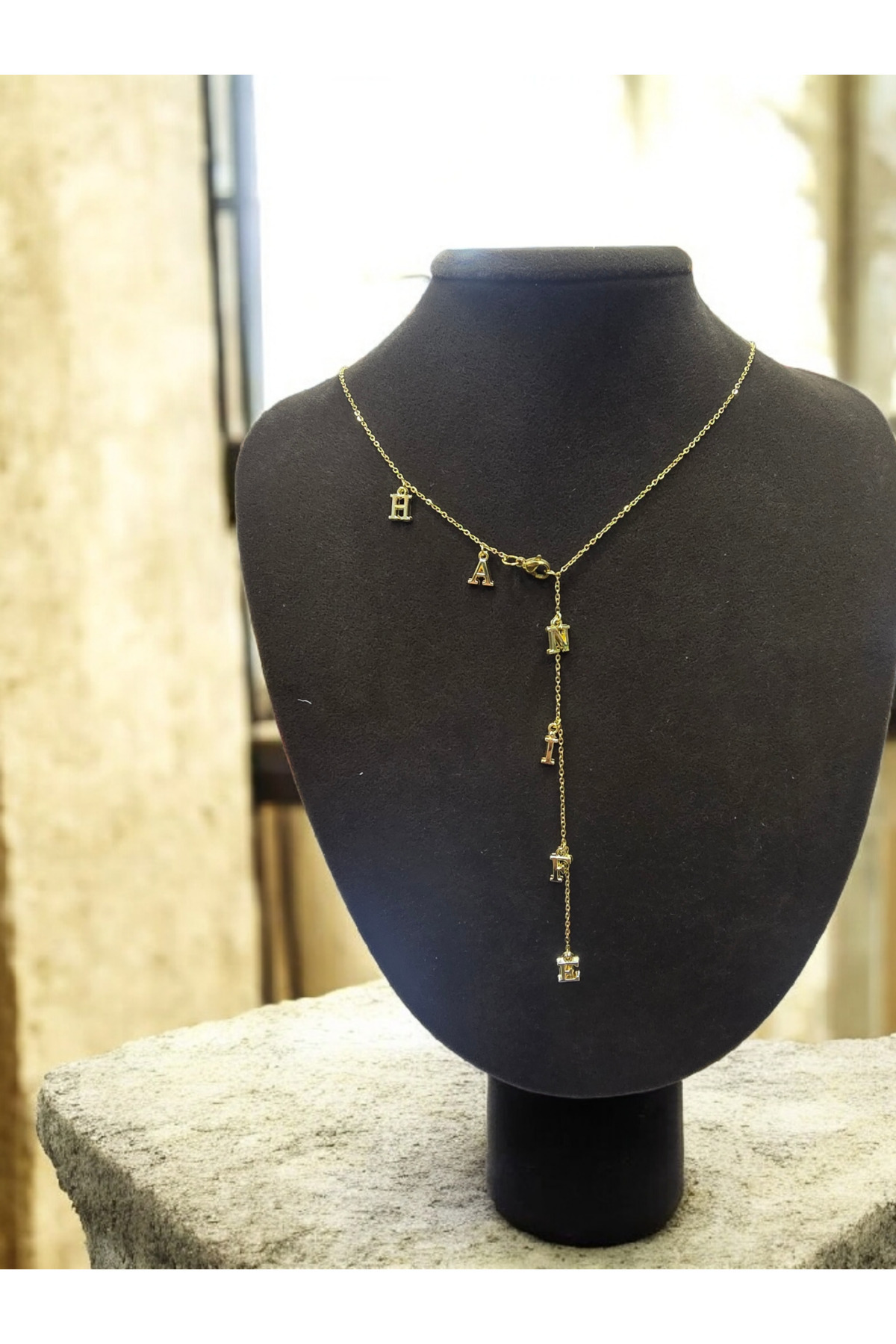 Hisar Center  KİŞİYE ÖZEL İSİMLİ ÇELİK ZİNCİR Y KOLYE SORU&CEVAP KISMINDAN İSİM BELİRTİNİZ - Görsel 3