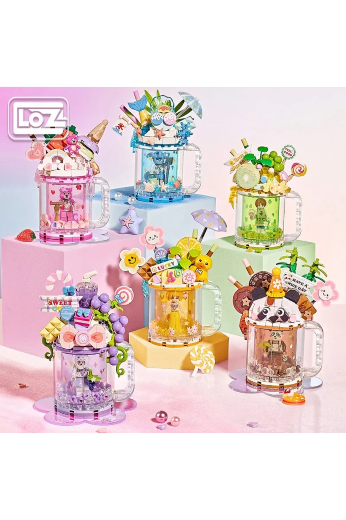 مجموعه کوپا: دختر با اردک خوش‌شانس | ۲۳۶ تکه میکروبلاک | ۶ سال به بالا | مدل جام