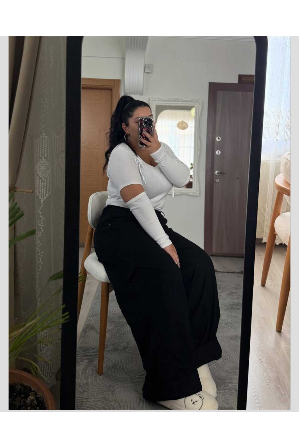 Semesia  Battal Beden Baggy Jeans - Görsel 3