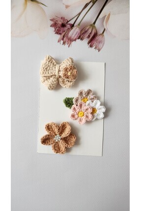 Baby Saçsız bebek tokası 3'lü karma set Hediyelik