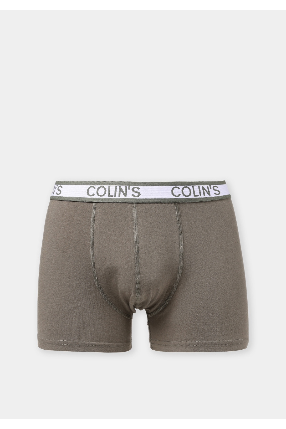 کالینز شورت باکسر سبز مردانه راسته مدرن فیت