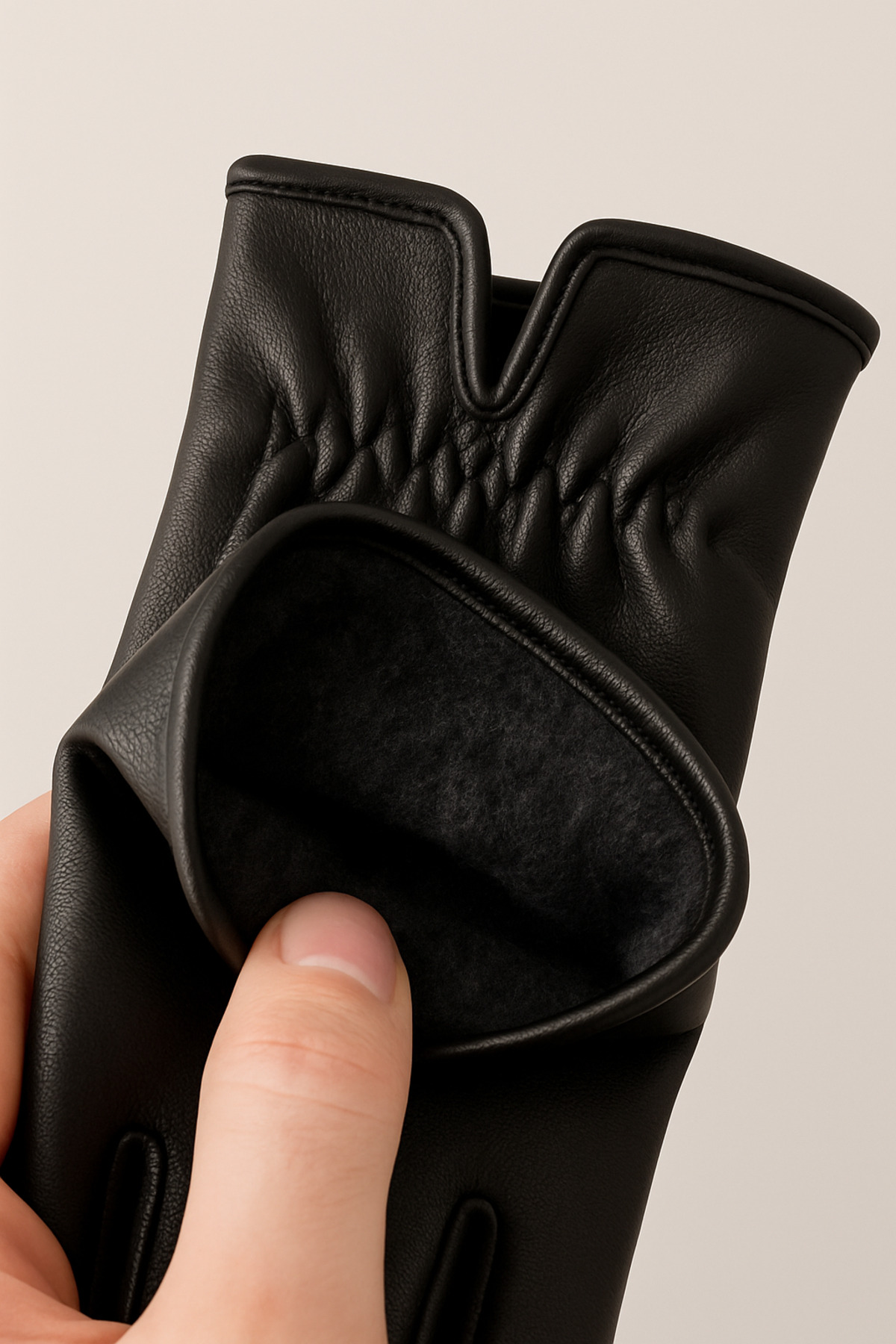 İşnar Moda  Kadın Suni Eldiven - Görsel 4