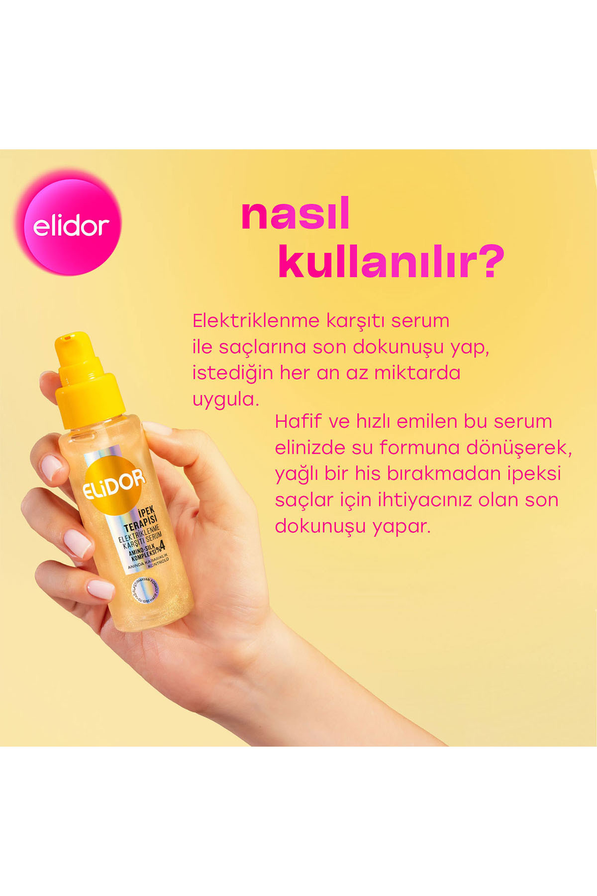 Elektriklenme Karşıtı Serum İpek Terapisi 80 ml — SET.UNİ.10491 — تصویر 7 از 8