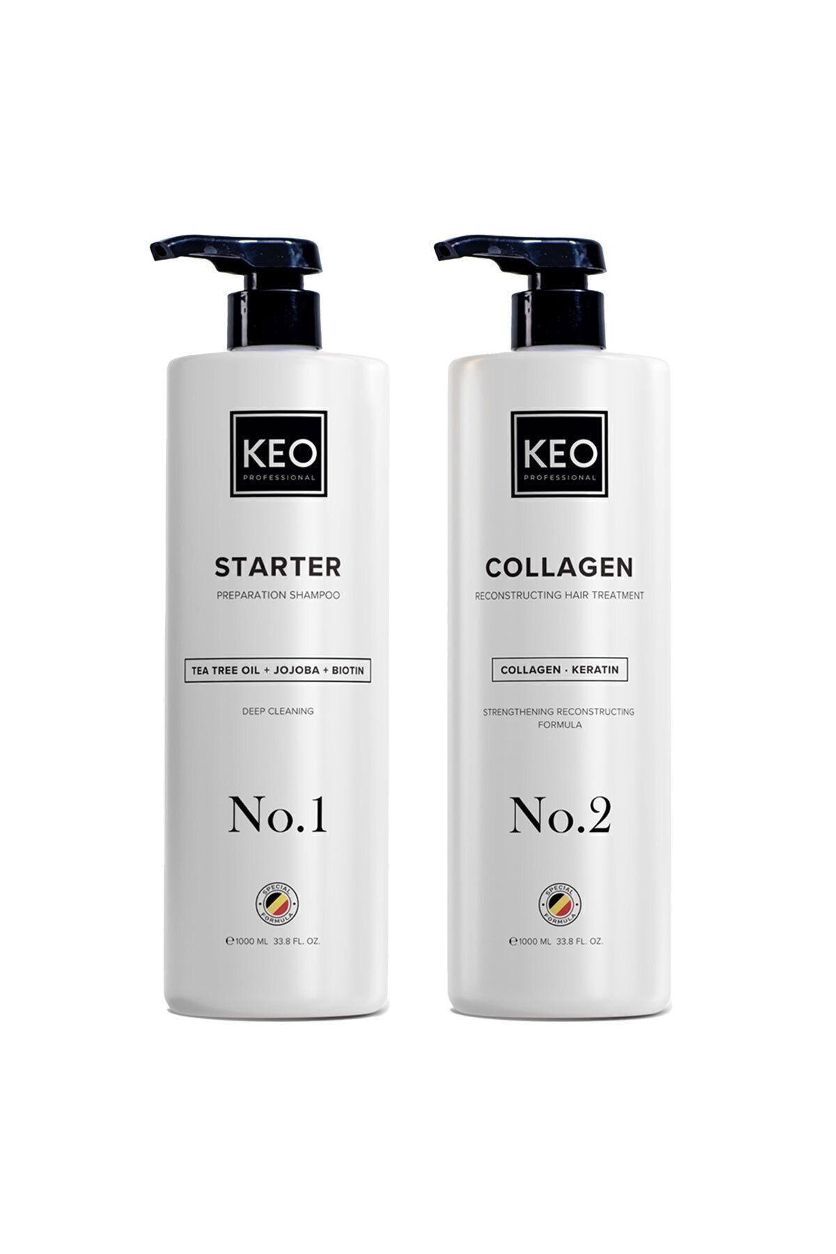 Keo Collagen Yeniden Yapılandırıcı Saç Bakım Seti — 8683704734024