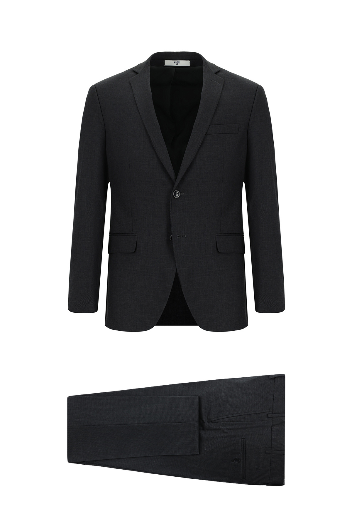 کیگیلی کت و شلوار طرح دار فوق العاده باریک و برش دار مدل Super Slim Fit 7 Drop