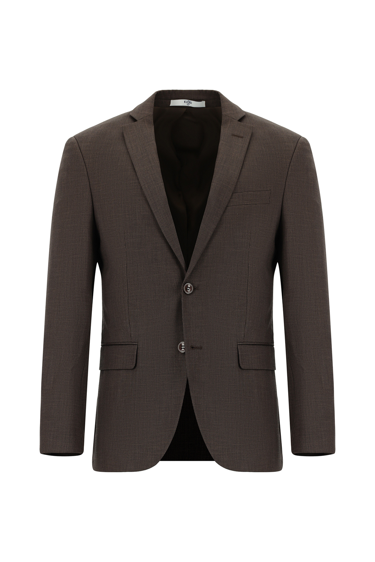 Kiğılı  7 Drop Super Slim Fit Eksra Dar Kesim Desenli Takım Elbise - Görsel 2