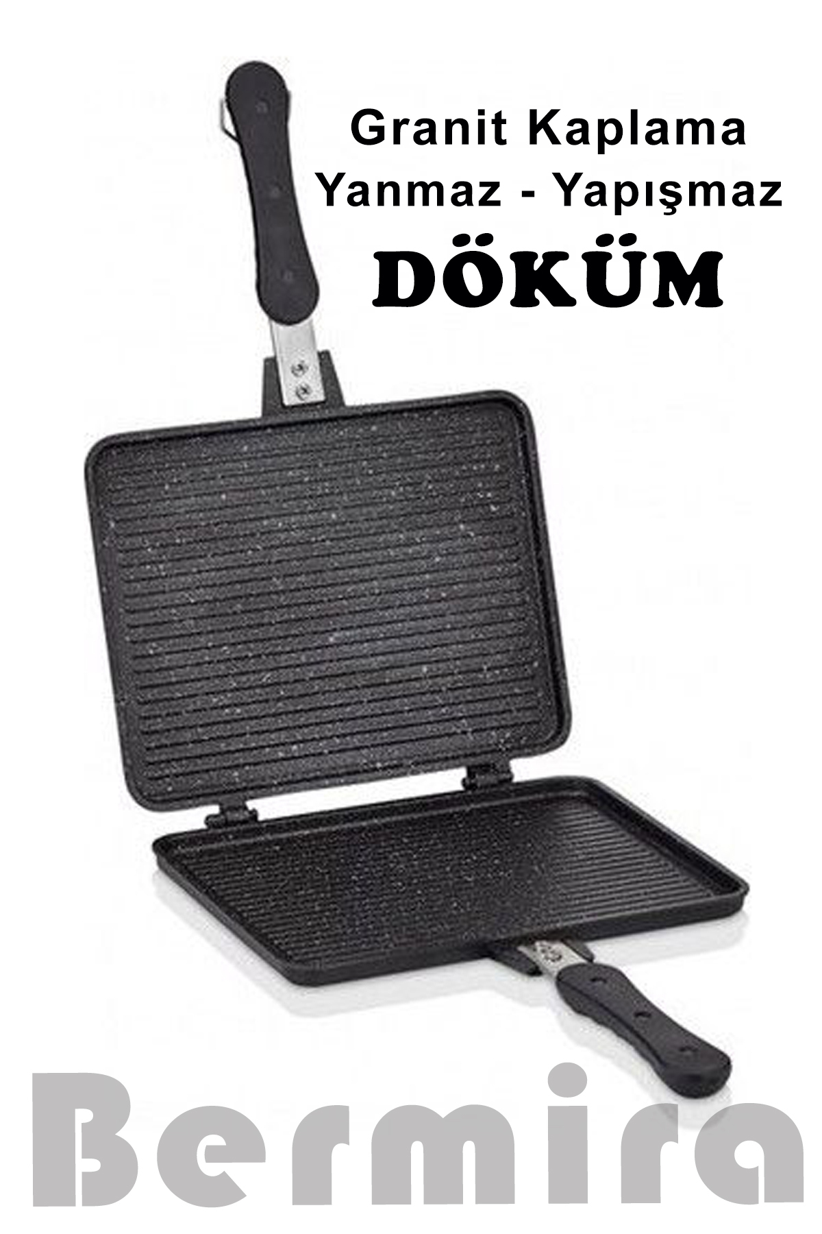 Granite Casting Cooker Top Hand Toaster Granite Coating 25 X 18 CM