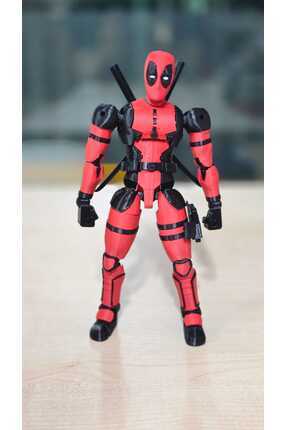 Workshopin3D Deadpool dummy 13 tüm eklem yerleri hareketli 18 cm