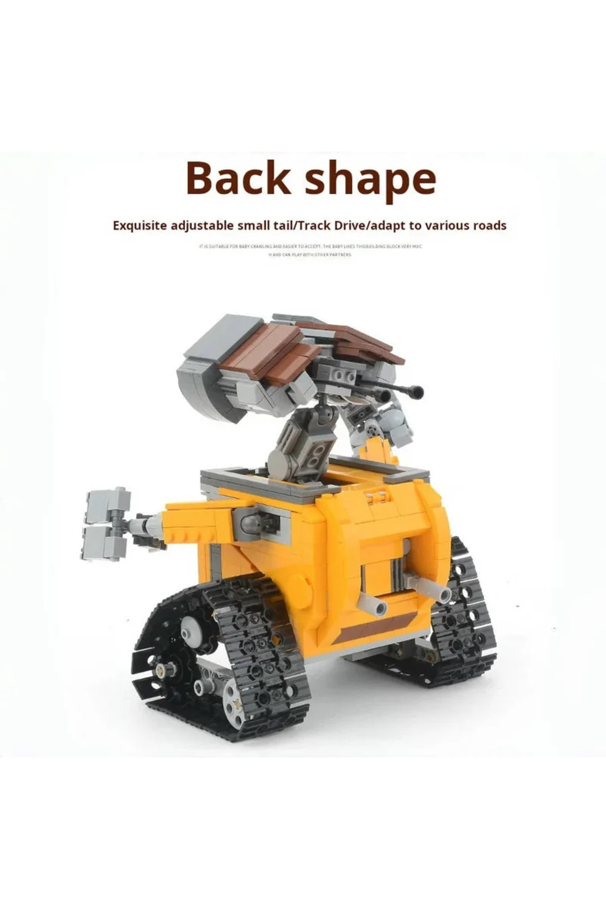 ۶۸۷ عدد بدون جعبه، ۶۸۷ عدد بلوک‌های ساختمانی ربات وا-والی، ربات مجموعه فیلم، سازگار با دکوراسیون خانگی