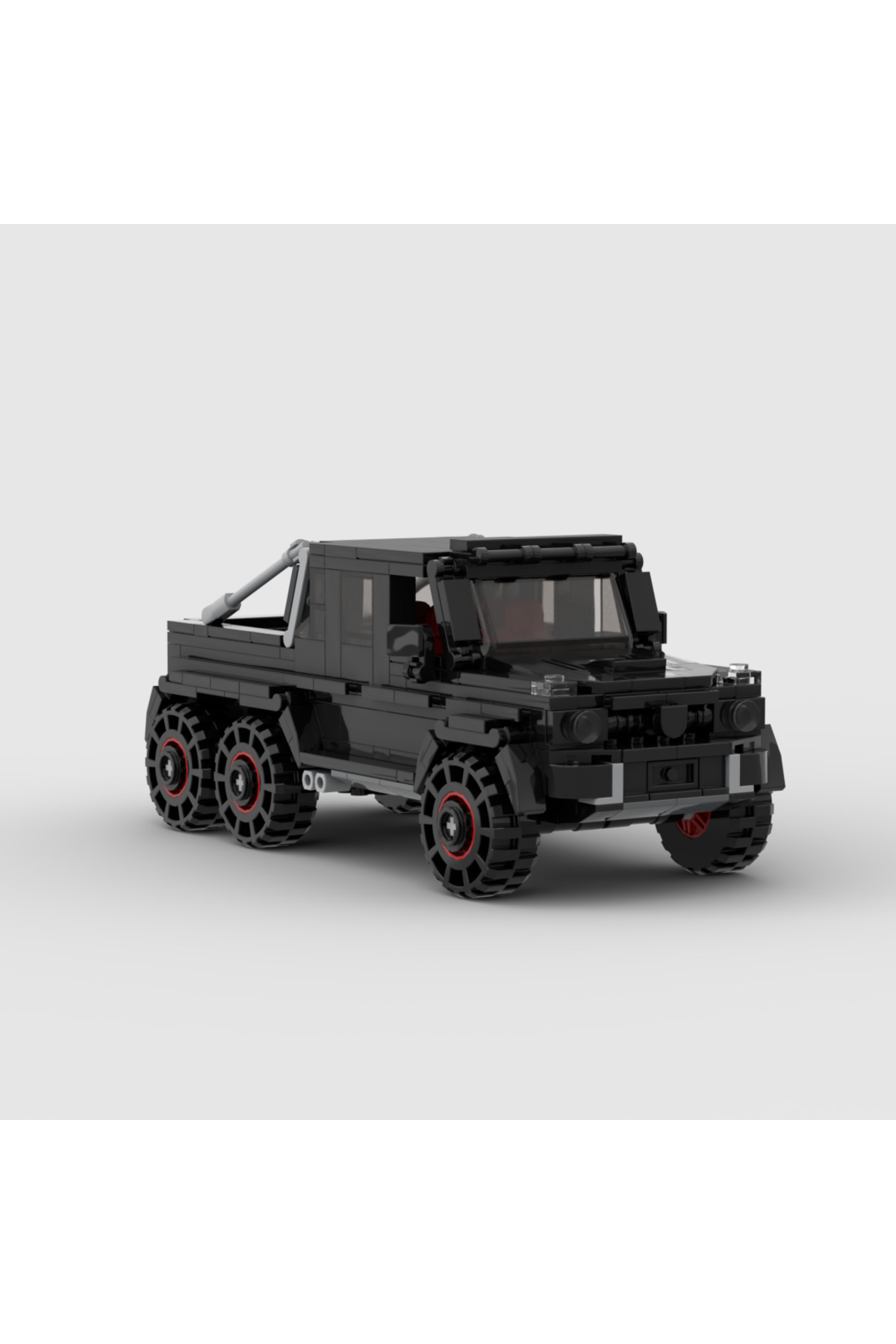 004-G63 6X6 هات بنز G63 6X6 چرخ‌ها خودرو مسابقه‌ای بلوک‌های ساختمانی آجر مسابقه سوپر تکنیک ماشین C