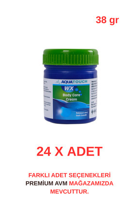 aqua touch (24 ADET) WX Viks Buhar Etkili Mentollü Masaj Kremi Body Care 38 g...