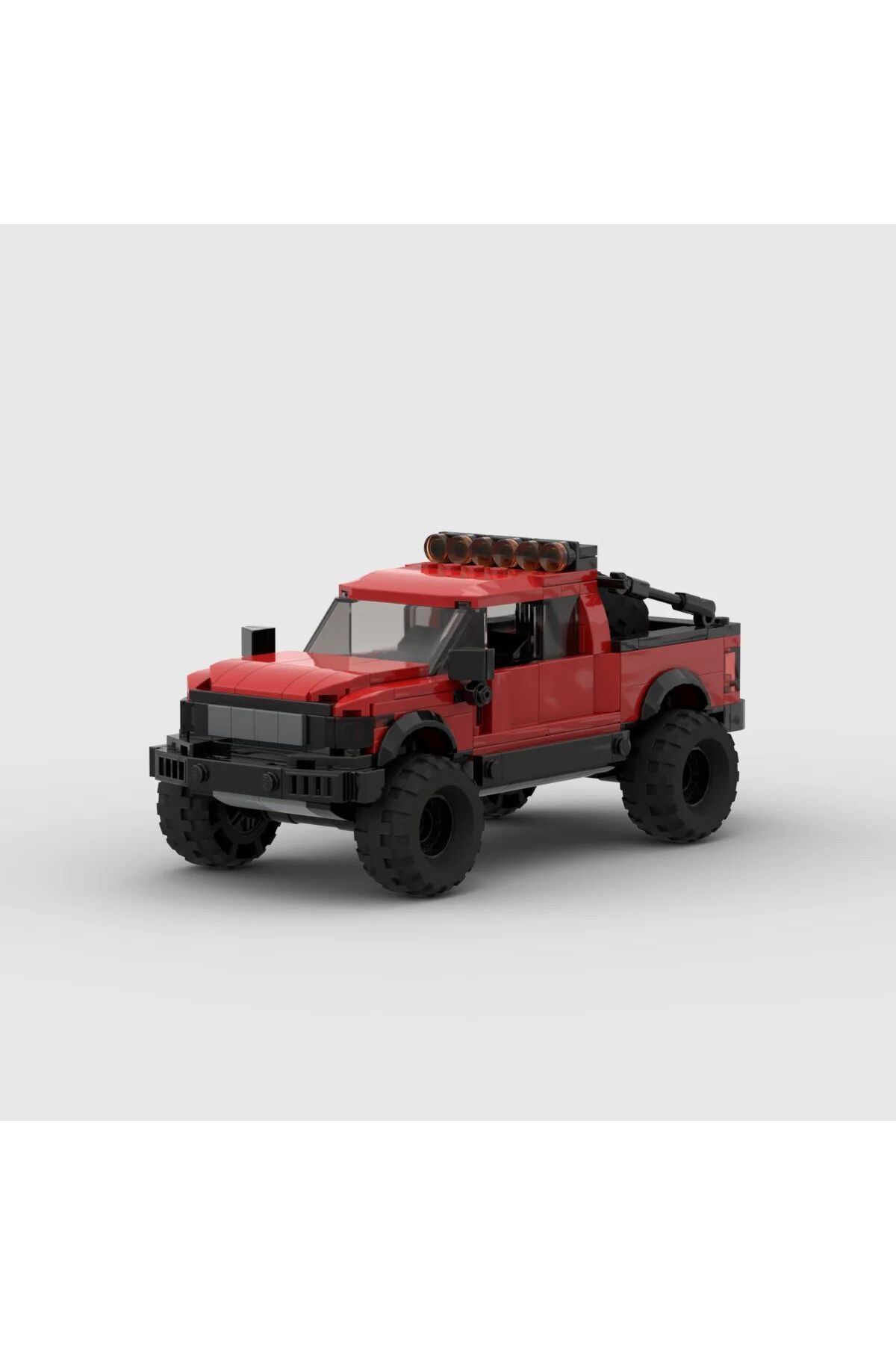 002-رپتور F150 بلوک ساختنی MOC، رپتور F150 خودروی ماجراجویی آفرود، تزئینات، سوپراسپورت کر