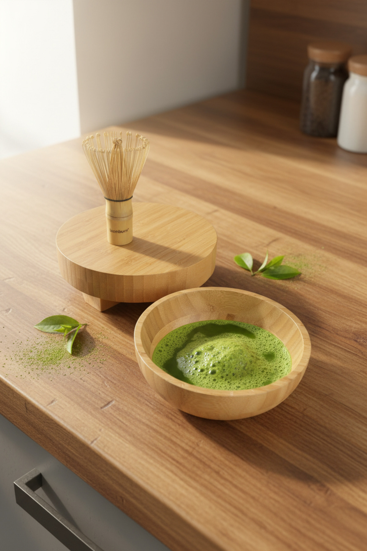 Bambum Obon Matcha Çayı Sunum Seti