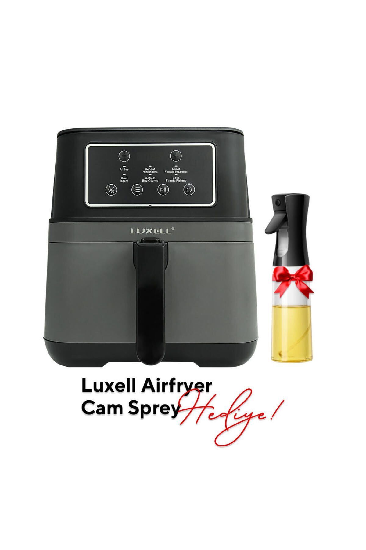Allians Yüksek Kapasiteli Hava Fritözü Cam Yağdanlık Hediye Yeni Seri Airfryer