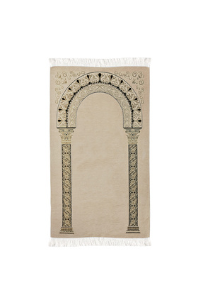 Yeşilipek Akasya Şönil Seccade 04 Vizon