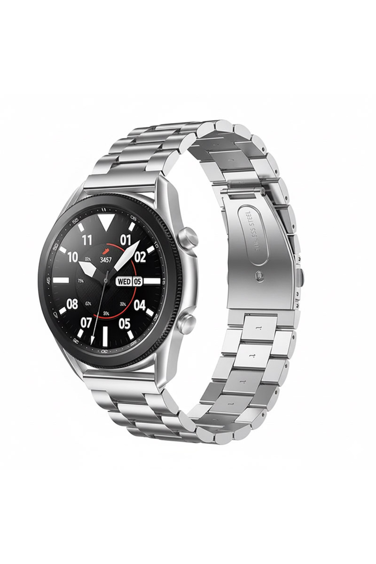 Stainless Steel Strap Compatible with Xiaomi Watch S4 22mm Smart Pin Classic Design Steel Strap