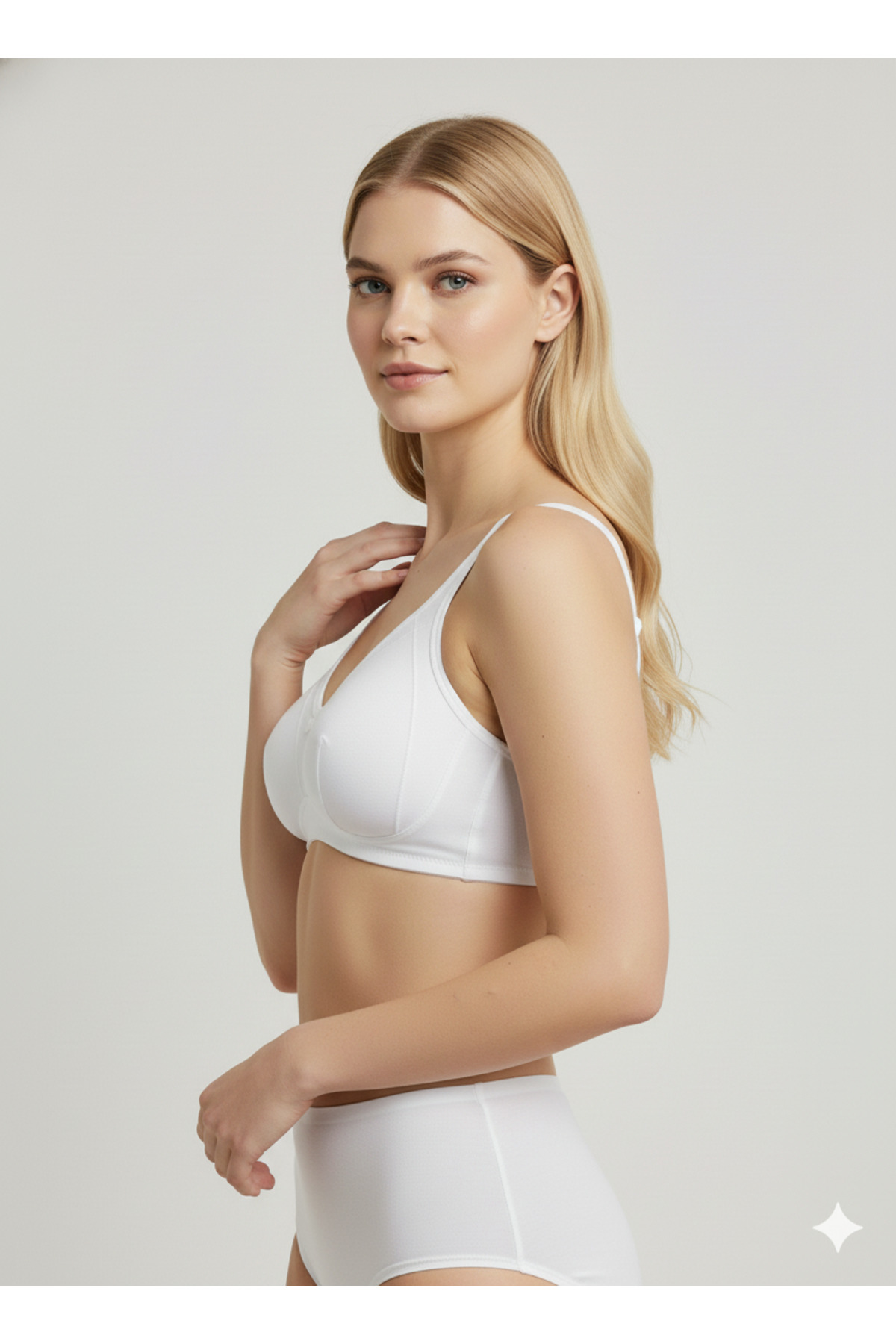 Pierre Cardin Kadın 6822 Pamuklu Balensiz Toparlayıcı Minimizer Sütyen görsel 3