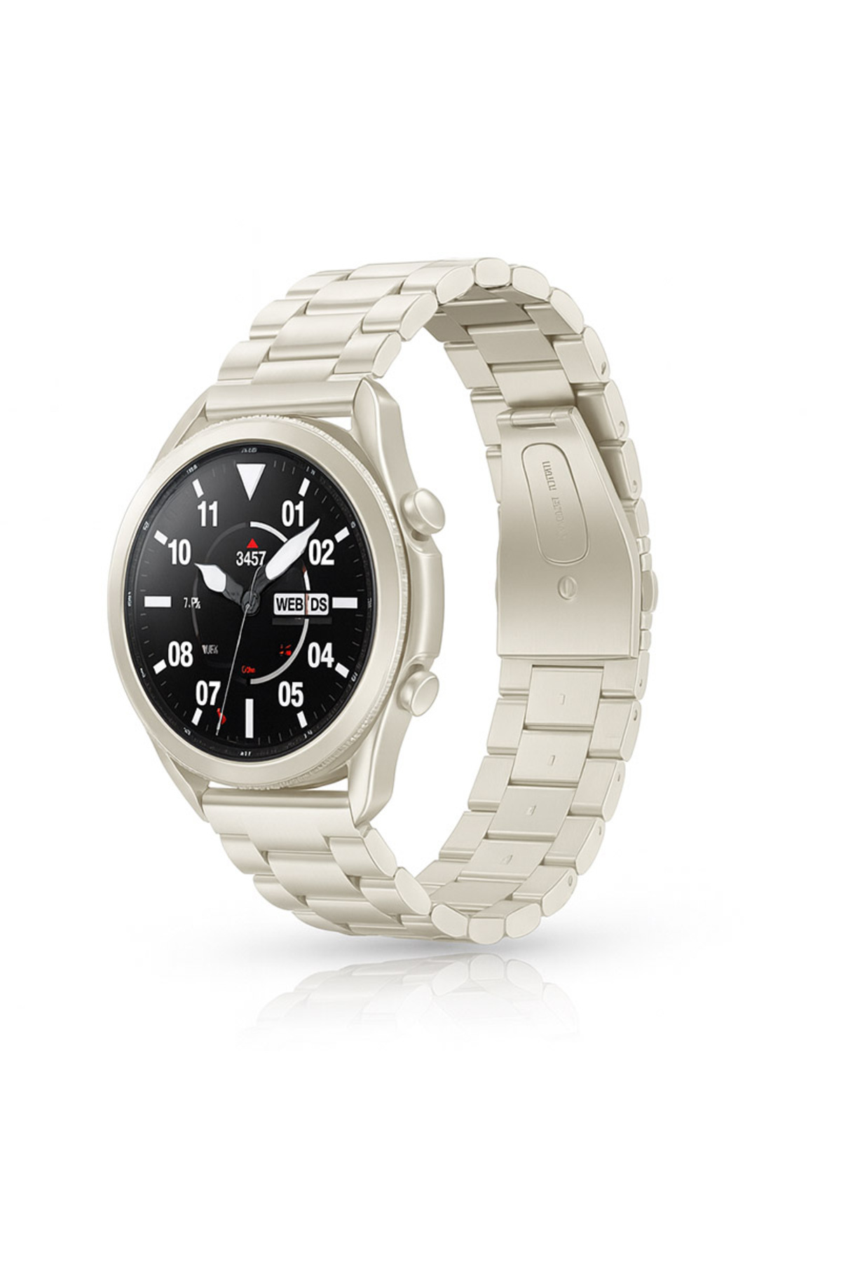 Stainless Steel Strap Compatible with Xiaomi Watch S4 22mm Smart Pin Classic Design Steel Strap