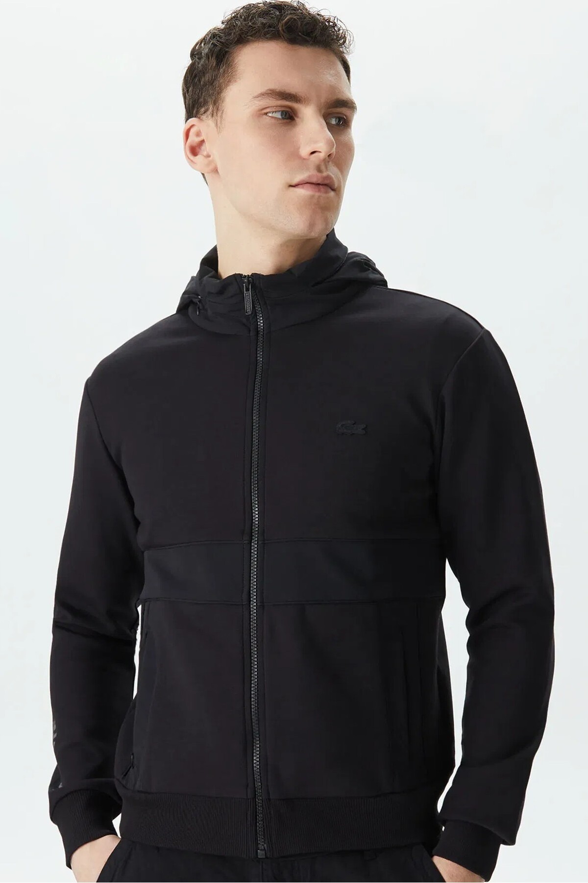 Lacoste Men's Full Zip Hoodie Sweatshirt Erkek Kapüşonlu Tam