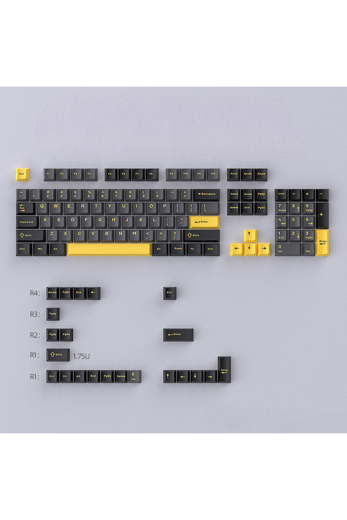 silabor-gri-ve-sar-mekanik-klavye-tu-ba-l-klar-keycaps-pbt-k-k