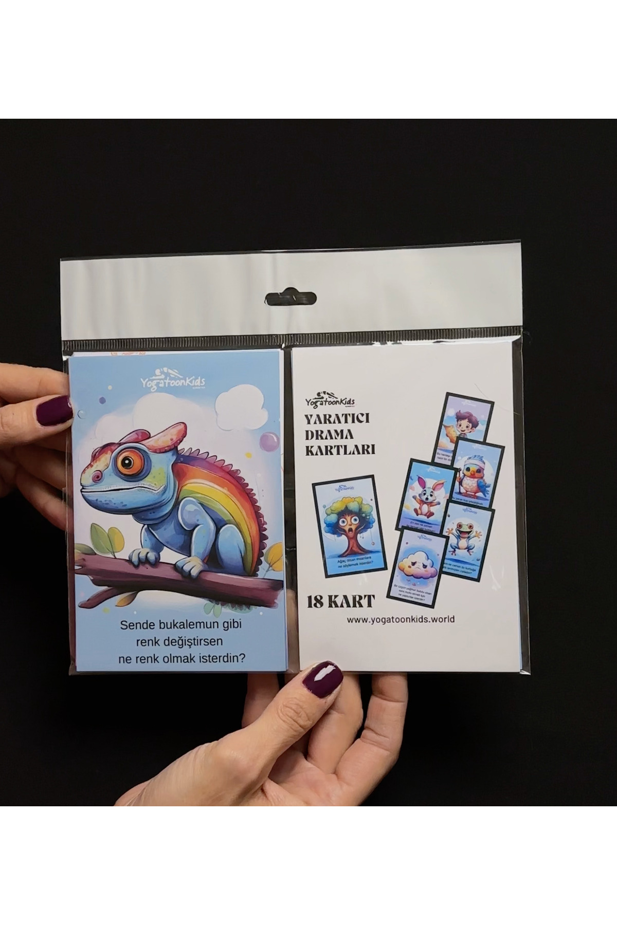Yogatoon Kids World Çocuklar İçin Yaratıcı Drama & İfade Kartları – Gelişim Destekleyici Eğitim Seti 18’li fotoğrafı 4 (önizleme)