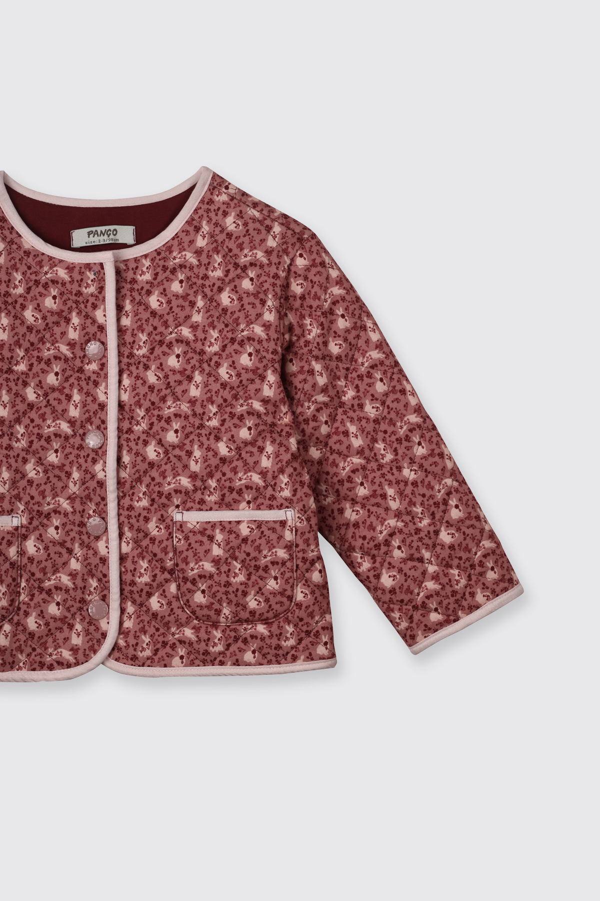 Panço Kız Bebek Kapitone Gül Kurusu Ceket fotoğrafı 2 (önizleme)
