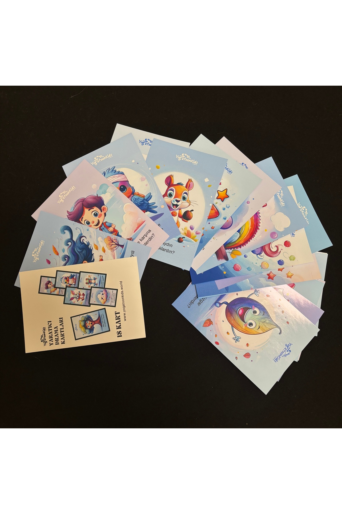Yogatoon Kids World Çocuklar İçin Yaratıcı Drama & İfade Kartları – Gelişim Destekleyici Eğitim Seti 18’li fotoğrafı 5 (önizleme)