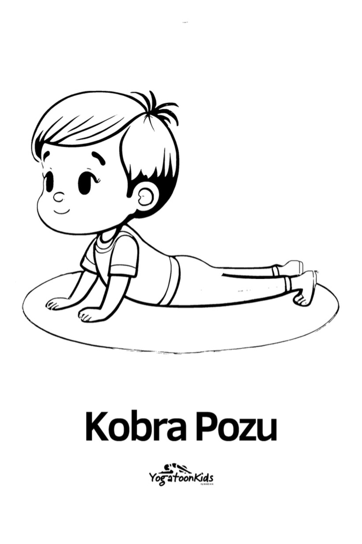 Yogatoon Kids World Boyanabilir Çocuk Yoga Poz Kartları - 12 Poz - A4 Baskı - Kuru Boya Kalemi + Makas Hediyeli fotoğrafı 2 (önizleme)