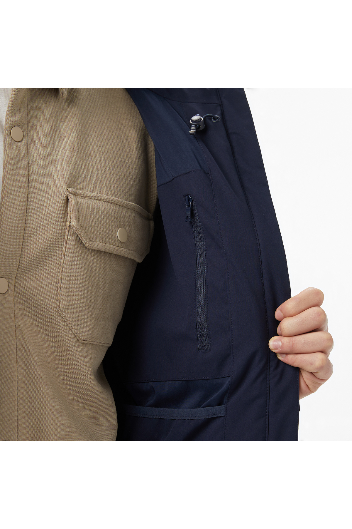 Nautica Erkek Lacivert Regular Fit Mont görsel 5