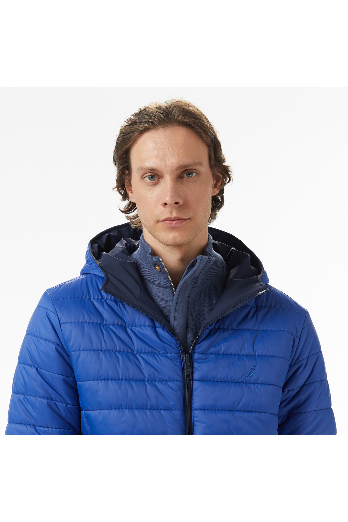 Nautica Erkek Lacivert Regular Fit Çift Taraflı Mont görsel 7