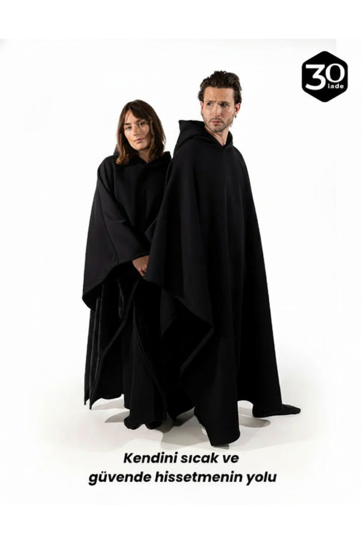 Selvora Kapüşonlu Battaniye Hoodie (Unisex,Ultra Yumuşak)