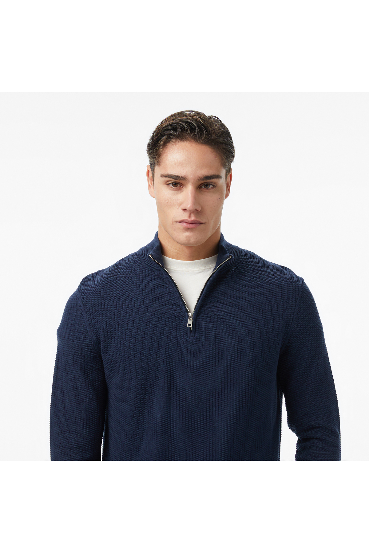 Nautica Erkek Lacivert Classic Fit Kazak görsel 4