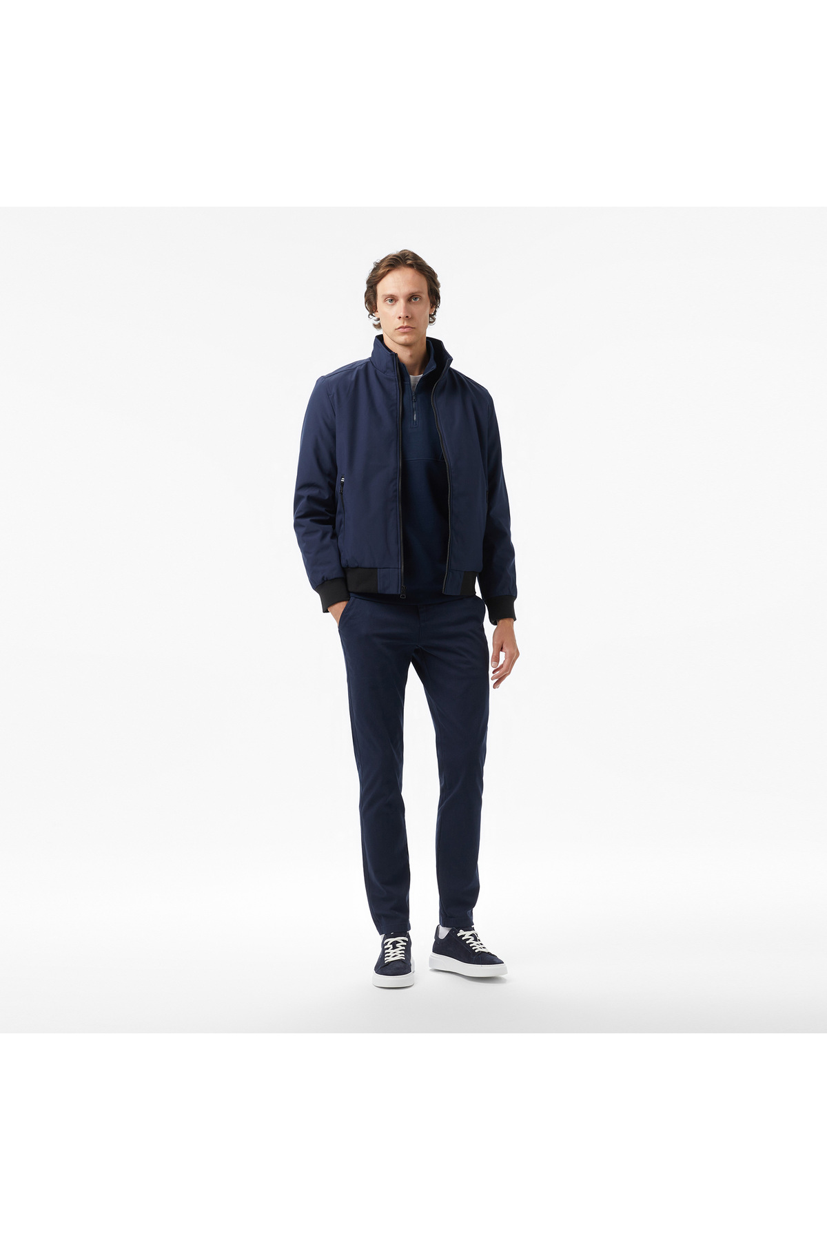 Erkek Lacivert Regular Fit Mont — سرمه‌ای 208001051 — تصویر 3 از 4