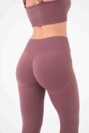 4upower Toparlayıcı, push-up Gül kurusu renk seamless tayt