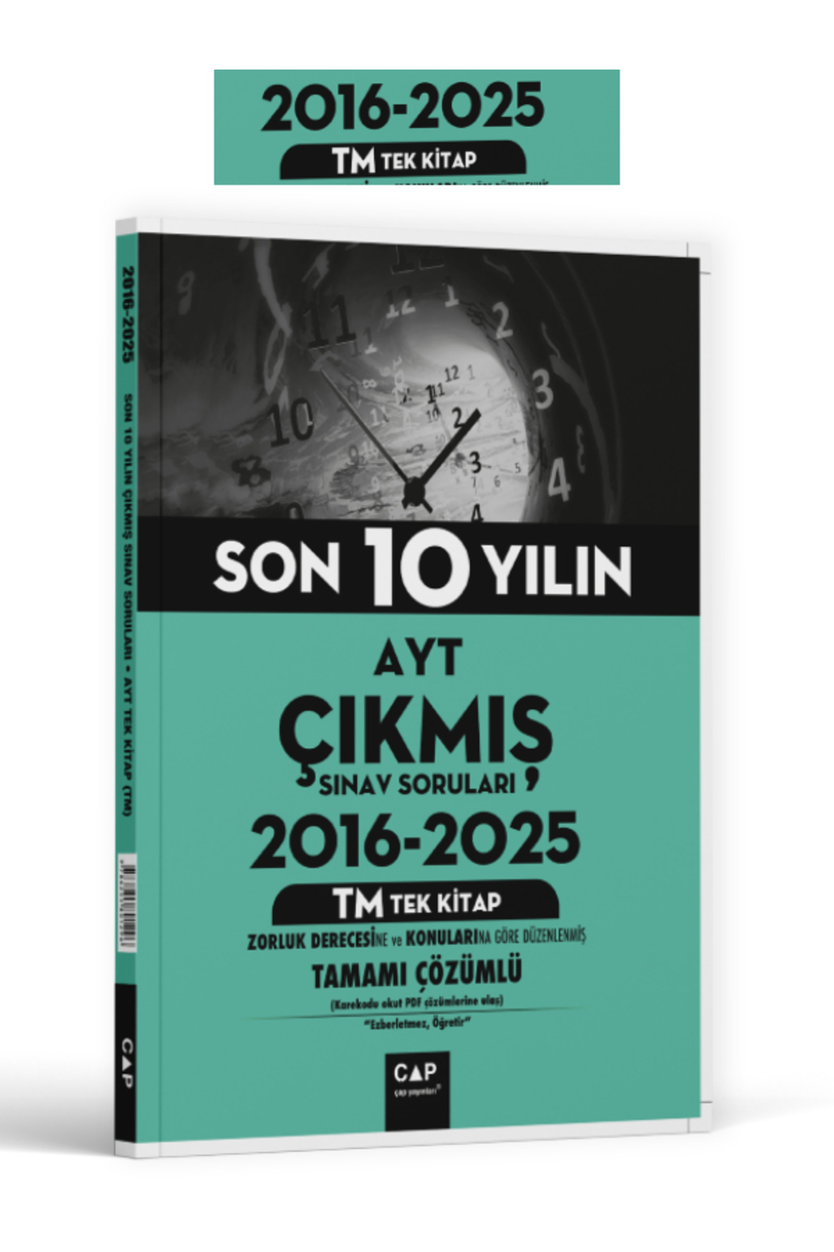 Çap Yayınları Çap Çıkmış 2016 2025 AYT TM Tek Kitap Son 10 Yılın