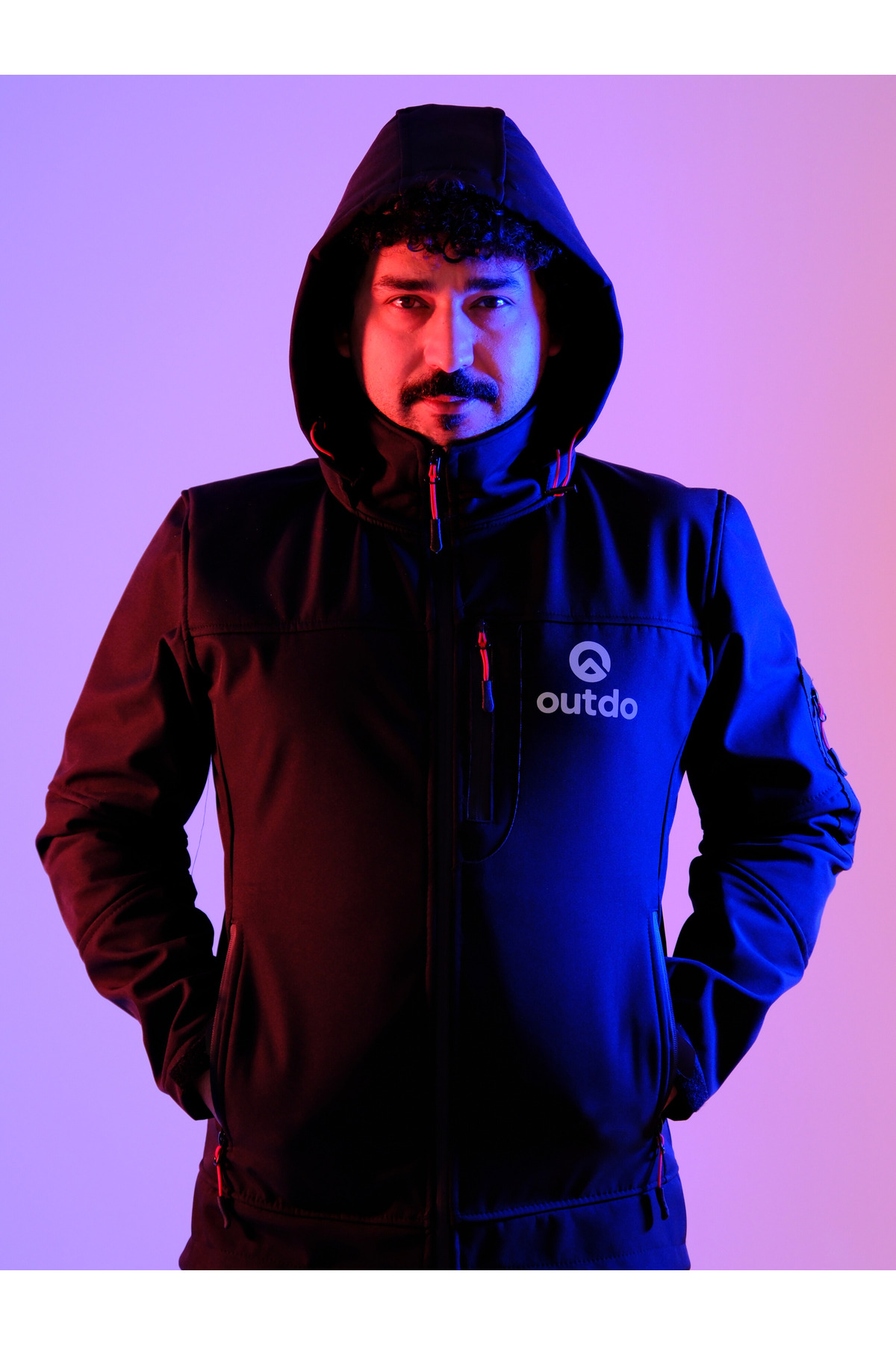 Premium Softshell Çıkarılabilir Kapüşonlu Mont Rüzgar Geçirmez Su İticidir — مشکی TYCE0416EC8C19AE12BFAF700 — تصویر 7 از 8